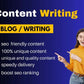 We will write SEO website content ( 4 Web Pages-Upto 2000 words)